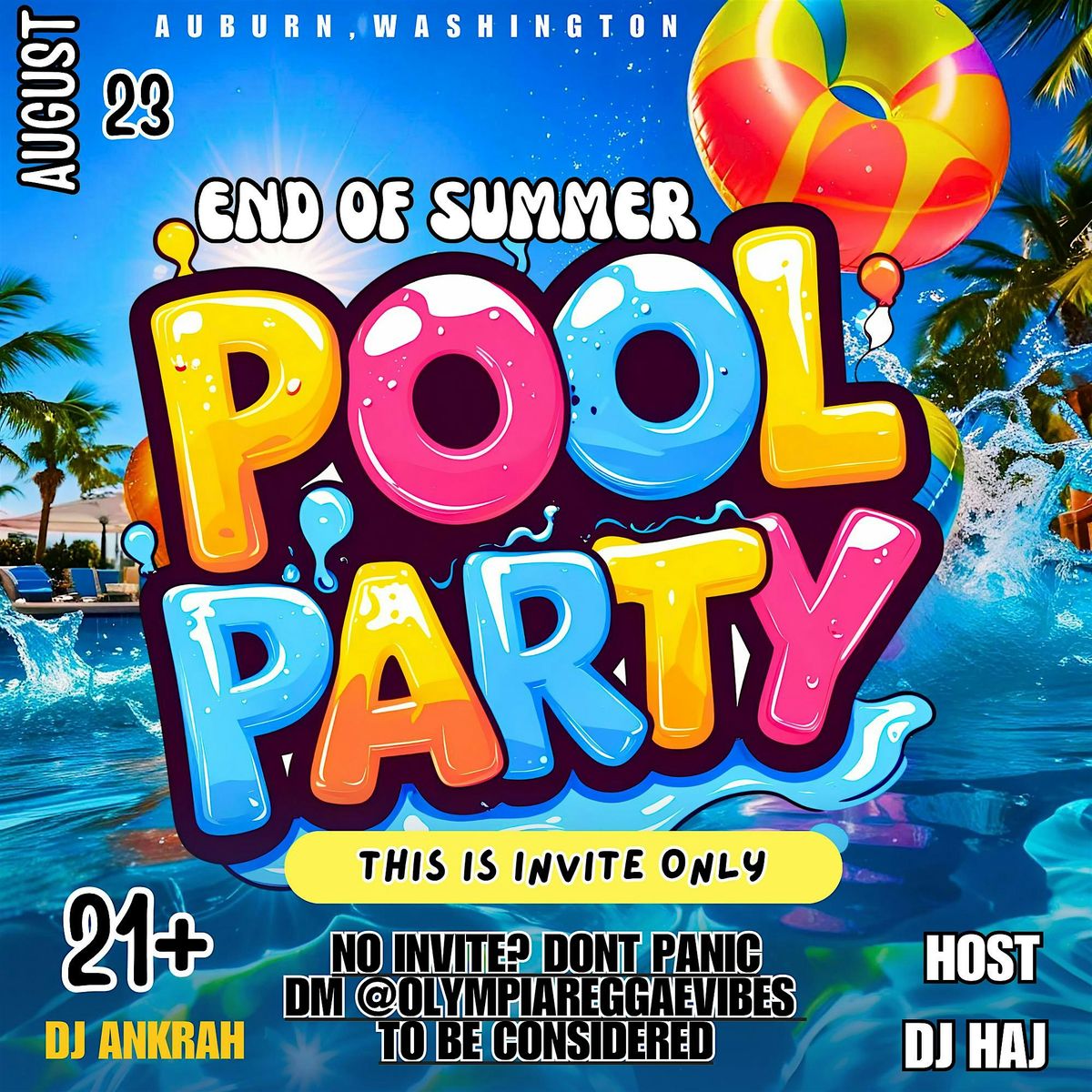 END OF THE SUMMER POOL PARTY, 22 August | AllEvents