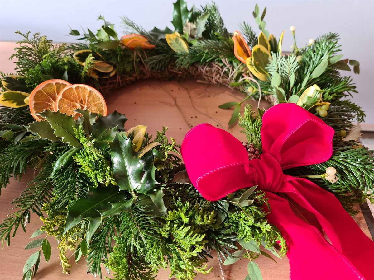 Christmas Wreath Workshop, 6 December | Event in Glastonbury | AllEvents