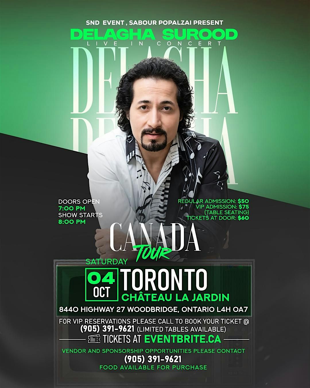 Delagha Surood Toronto 2025, 4 October | Event in Vaughan | AllEvents