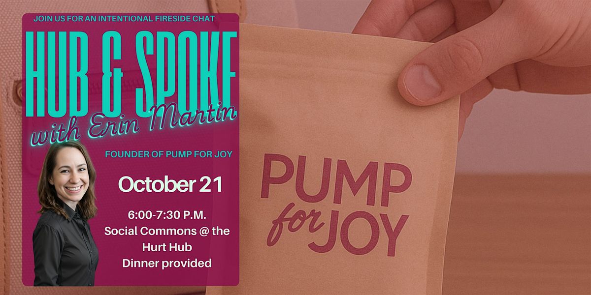 Hub & Spoke with Erin Martin, 21 October | Event in Davidson | AllEvents
