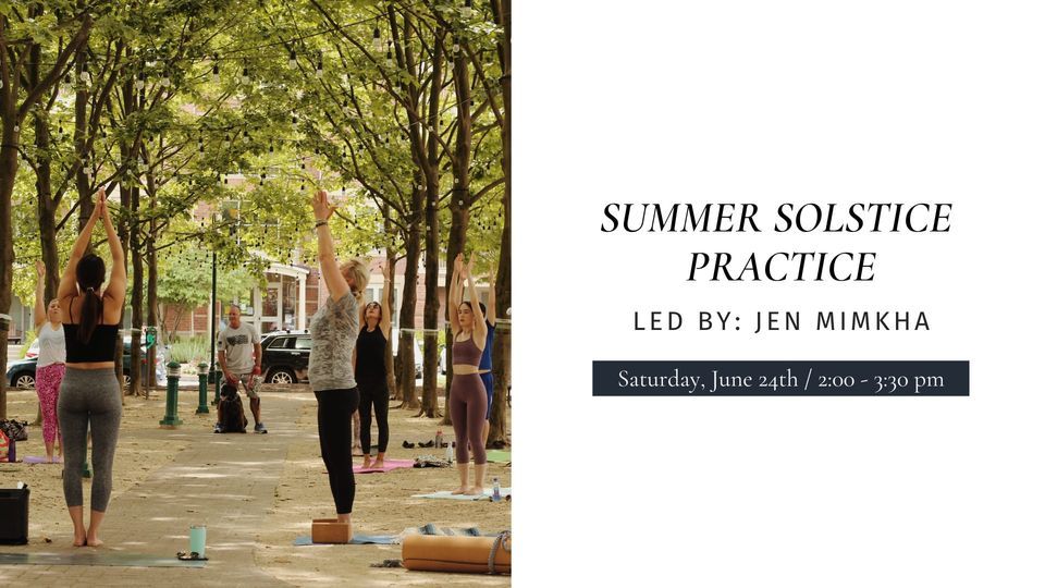 Summer Solstice Practice, Blue Buddha healing arts, Exton, June 24 2023