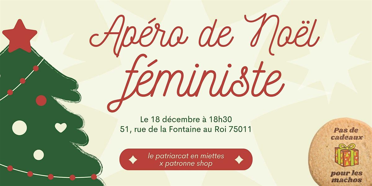 Apéro féministe de Noël, 18 December | Event in Paris | AllEvents