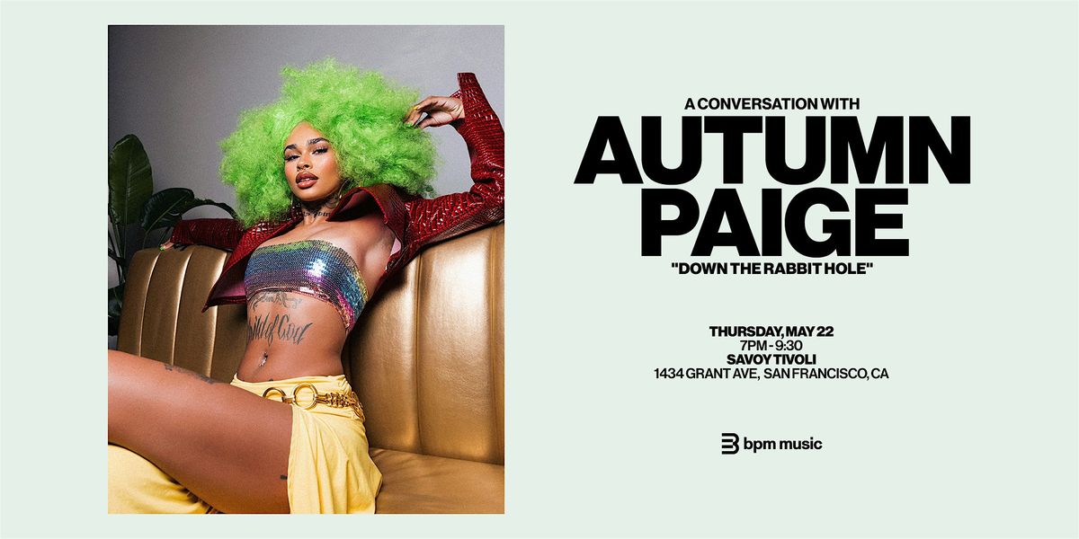 A Conversation with Autumn Paige | Event in San Francisco | AllEvents