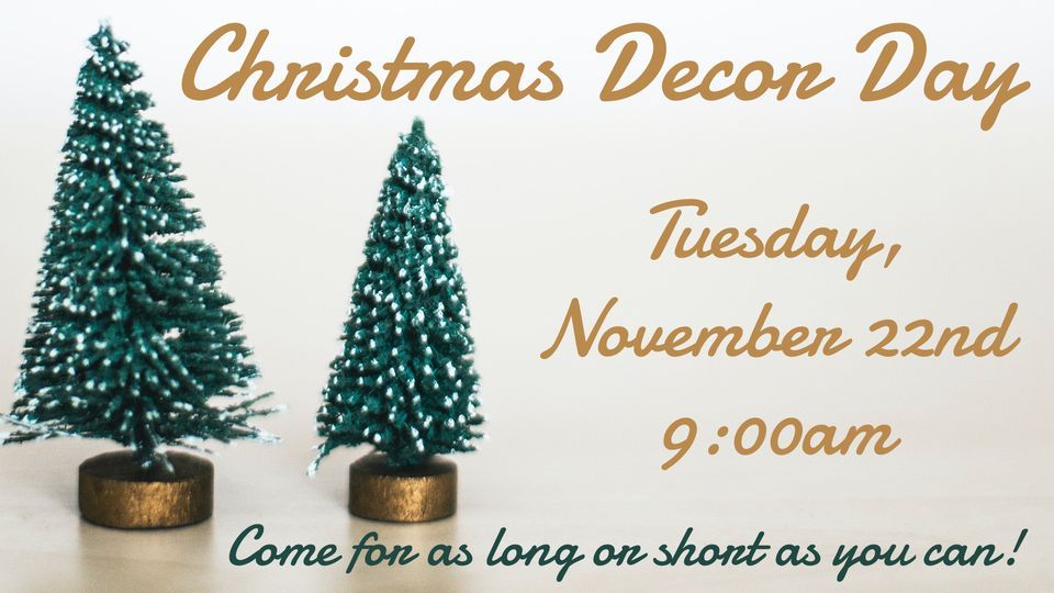 Christmas Decor Day, NewLife Church, Bowling Green, November 22 2022