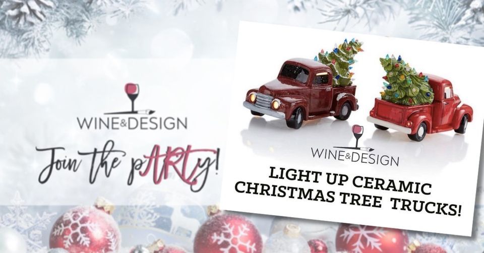 Sip & craft! light up ceramic truck SIP & CRAFT! LIGHT UP CERAMIC TRUCK | only 8 tickets left!!, Wine & Design Wilmington