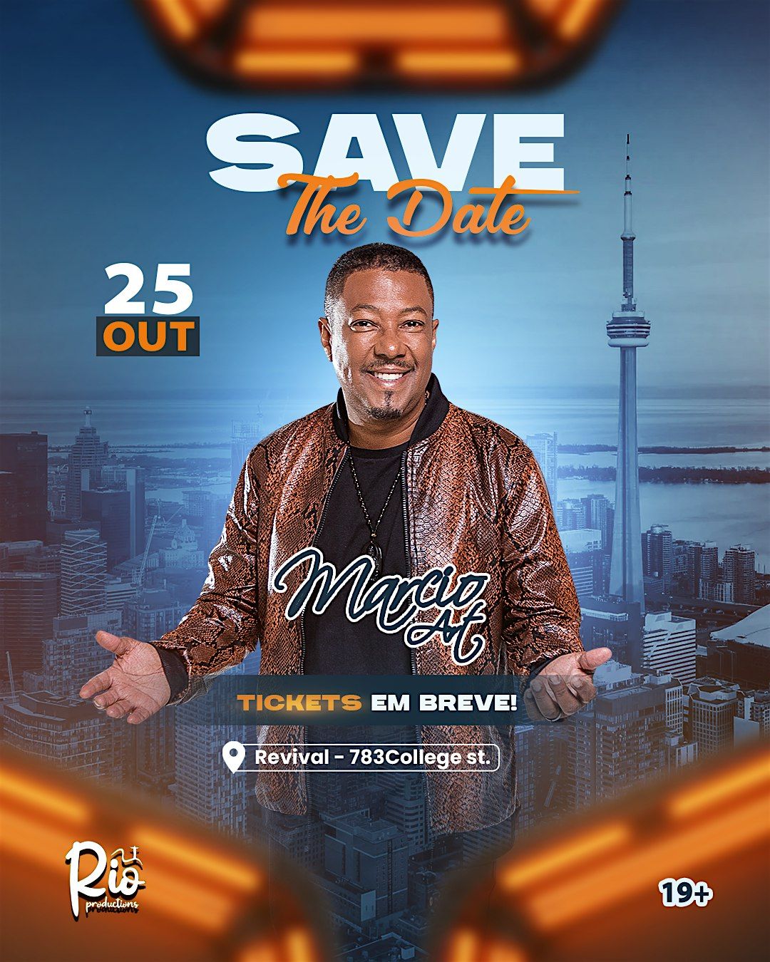 Marcio Art By Rio Productions, 25 October | Event in Toronto | AllEvents