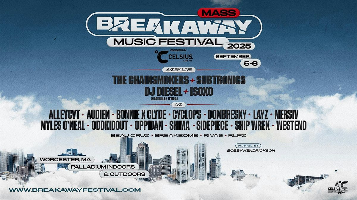 Breakaway Mass Music Festival, 5 September | Event in Worcester | AllEvents
