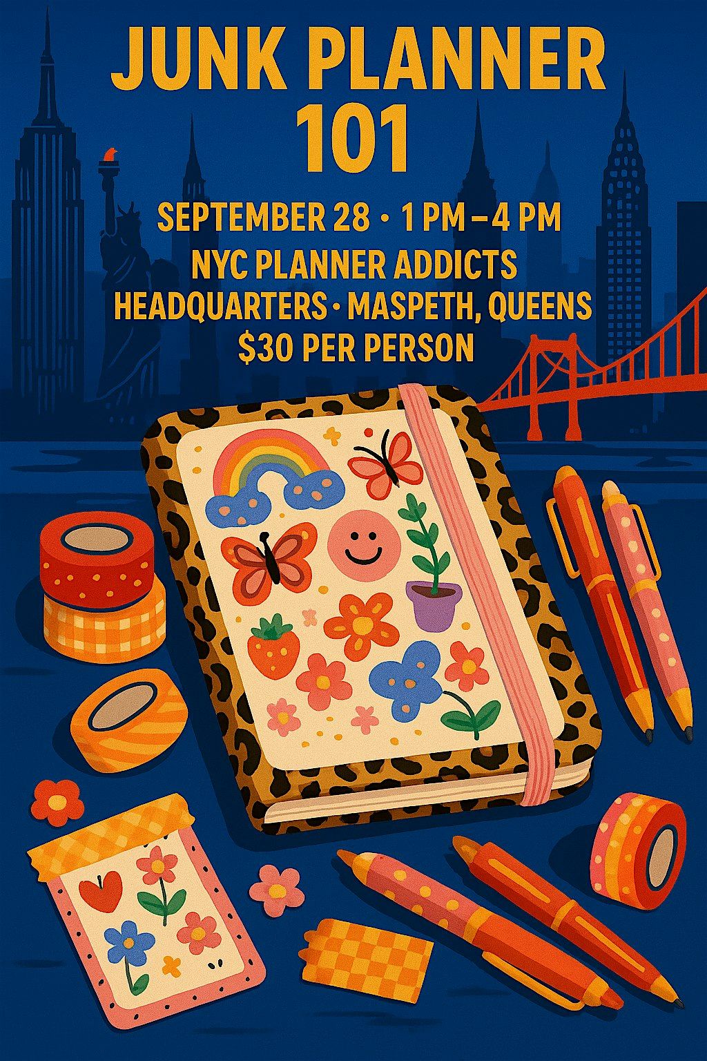 NYC Planner Addict's Junk Planner 101 (Sunday's Event), 28 September | Event in Maspeth | AllEvents