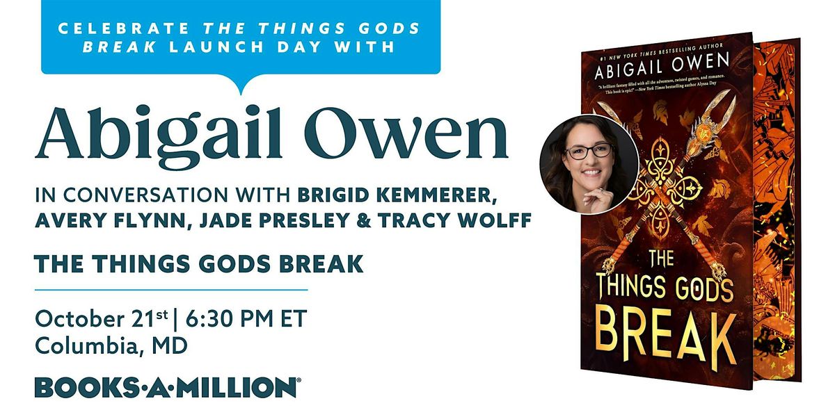 An Evening with Abigail Owen & Friends, 21 October | Event in Columbia | AllEvents