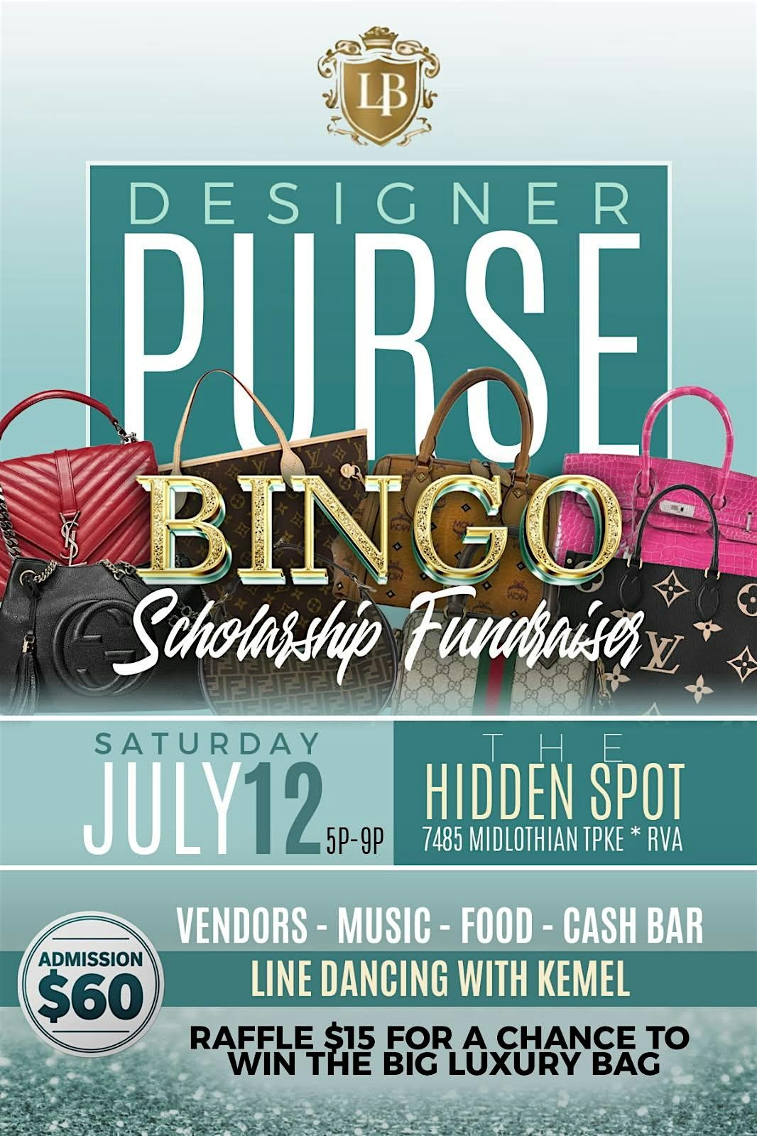 Designer Purse Bingo Scholarship Fundraiser, 12 July | Event in Richmond | AllEvents