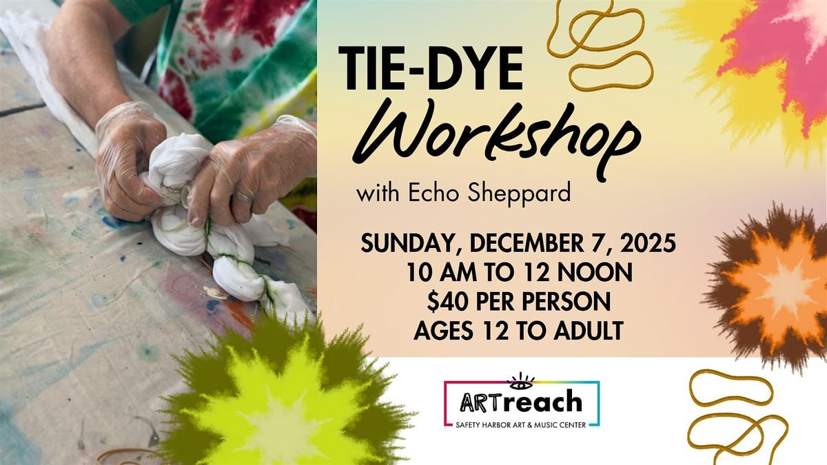 Tie Dye Workshop: Diamond Method, 7 December | Event in Safety Harbor | AllEvents