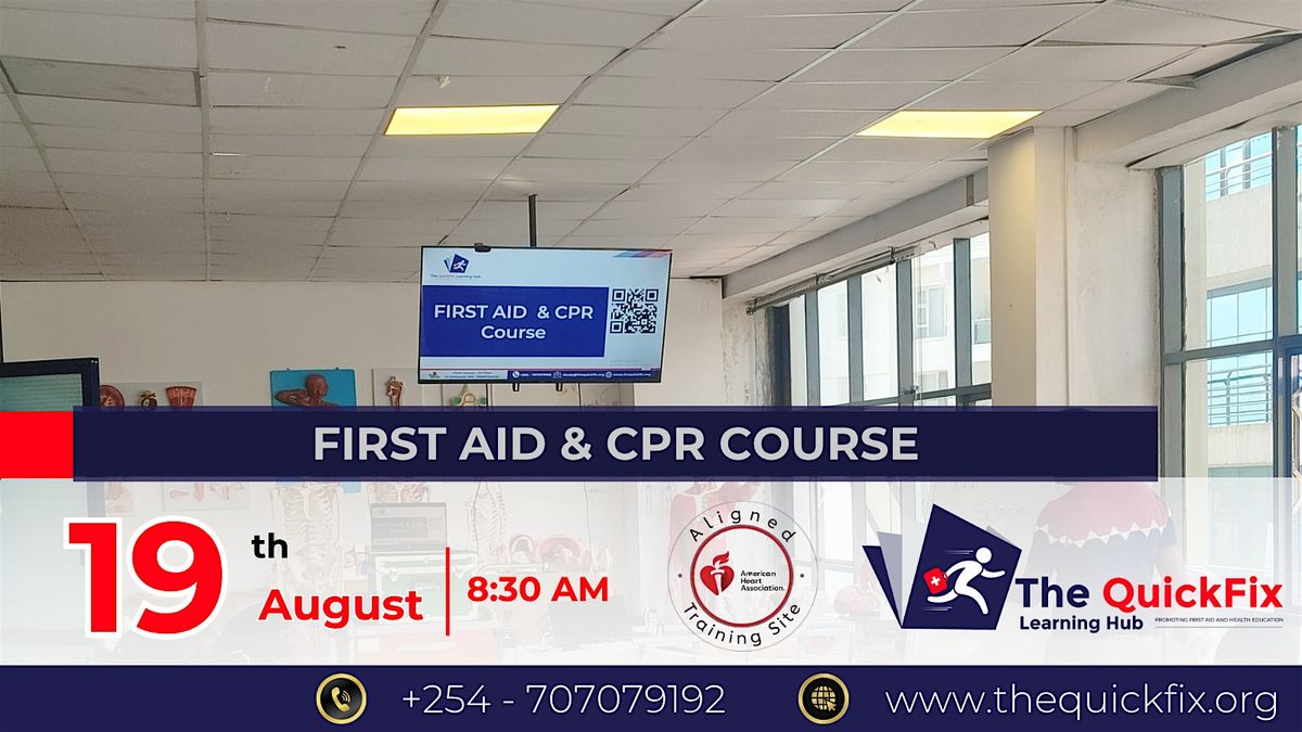 FIRST AID & CPR Course, 19 August | Event in Nairobi | AllEvents