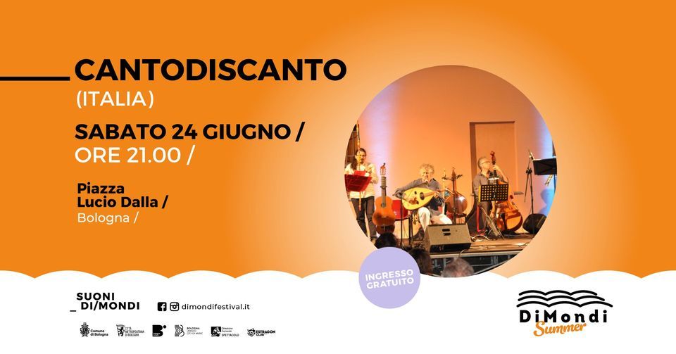 CANTODISCANTO PIAZZA LUCIO DALLA , DiMondi Festival, Bologna, 24 June