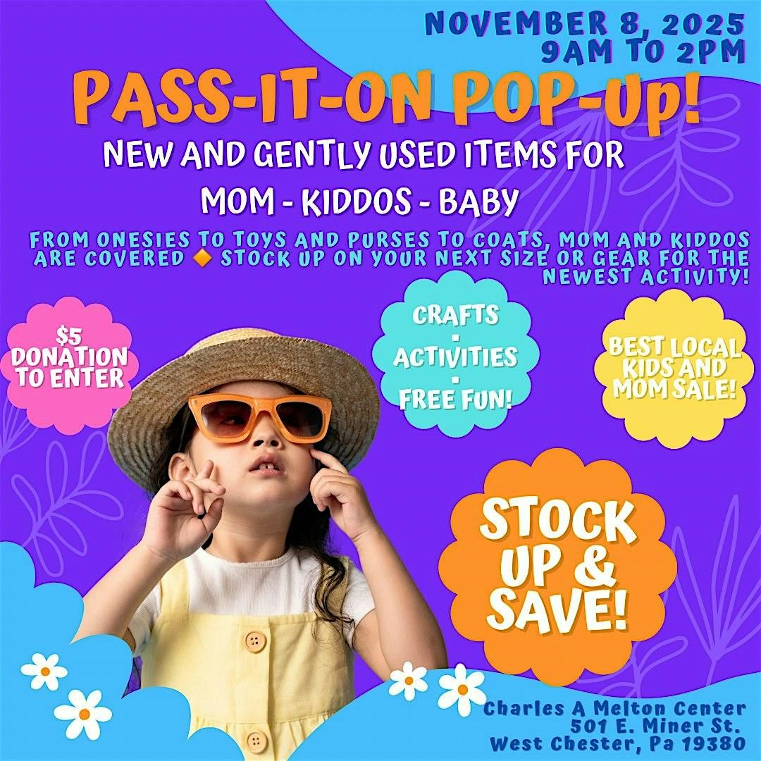 Pass-It-on Pop Up! SALE, 8 November | Event in West Chester | AllEvents