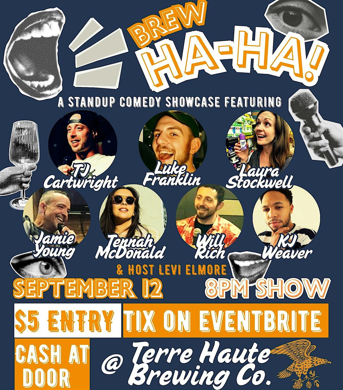 Brew Ha-Ha! Comedy show, 12 September | Event in Terre Haute | AllEvents