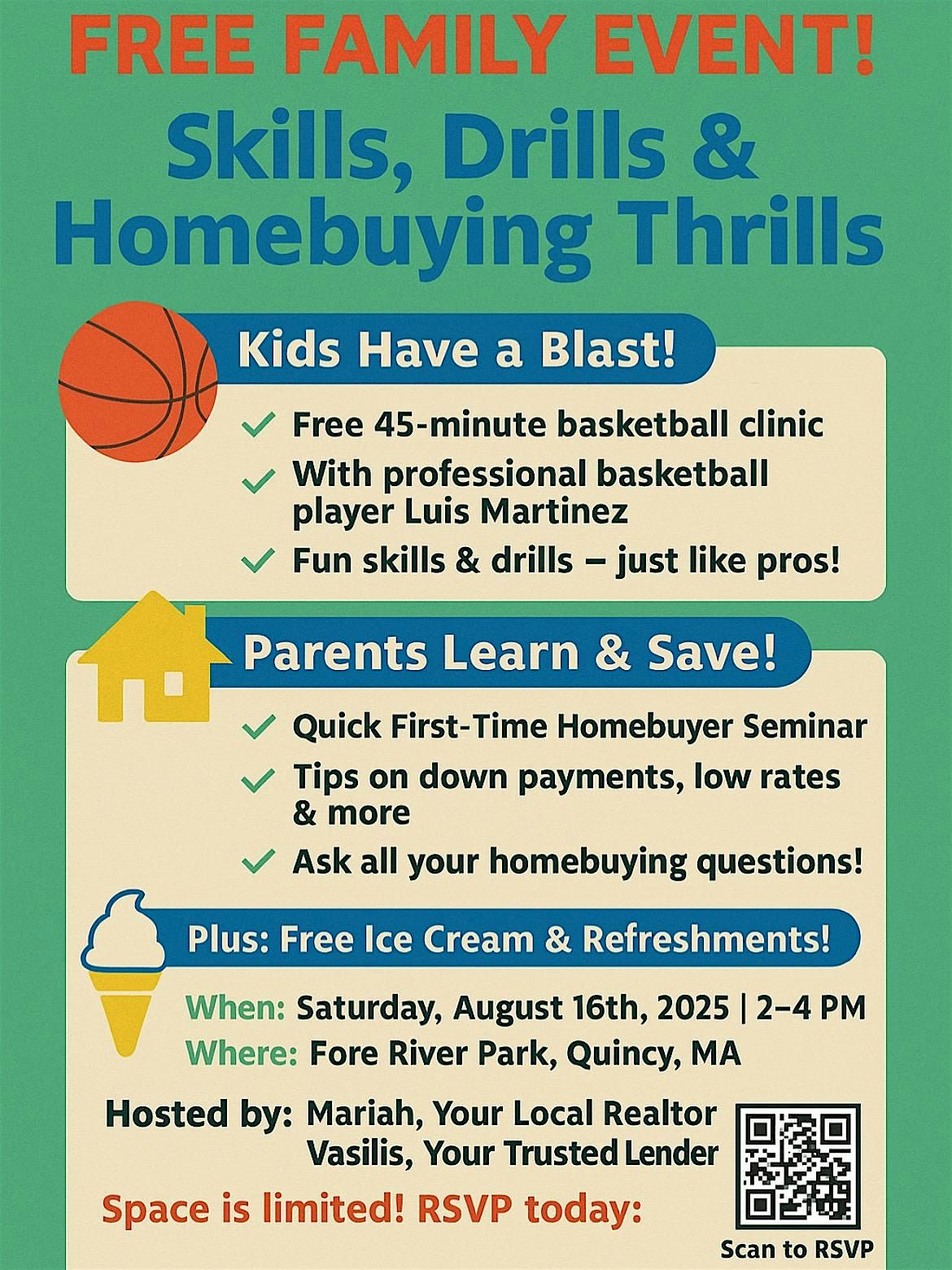 Skills, Drills and Homebuying Thrills, 16 August | Event in Quincy | AllEvents
