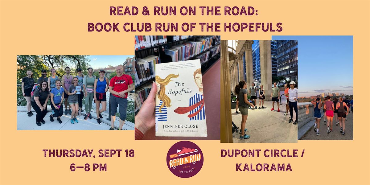 Read & Run on the Road: Book Club Run of The Hopefuls, 18 September | Event in Washington | AllEvents