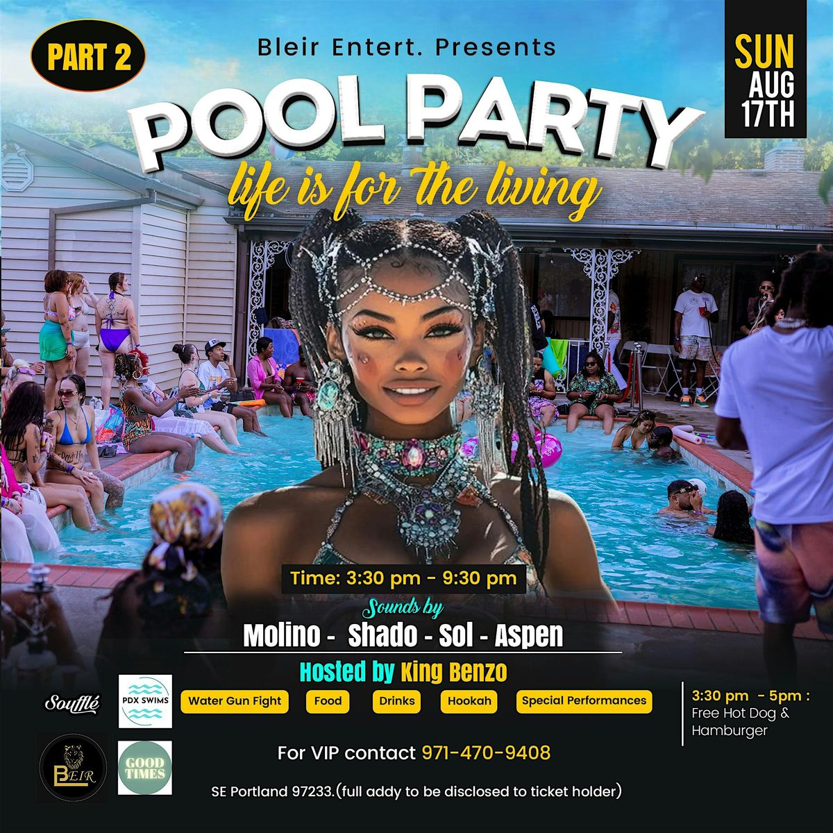 Life is For The Living POOL PARTY (ShadoLink) | AllEvents