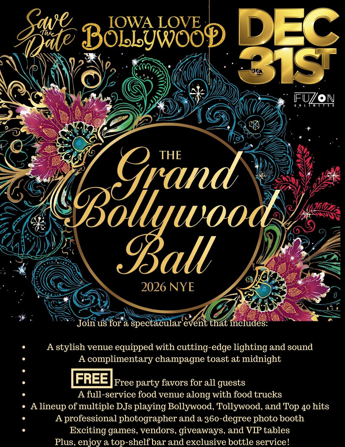The Grand Bollywood Ball 2026, 31 December | AllEvents