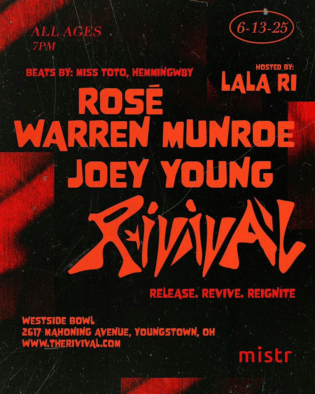 RIVIVAL, 13 June | Event in Youngstown | AllEvents