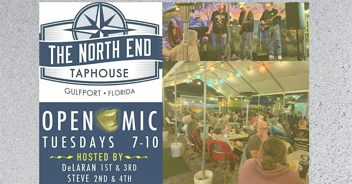 Open Mic with Host DeLaran Withers, 5 August | Event in Gulfport | AllEvents