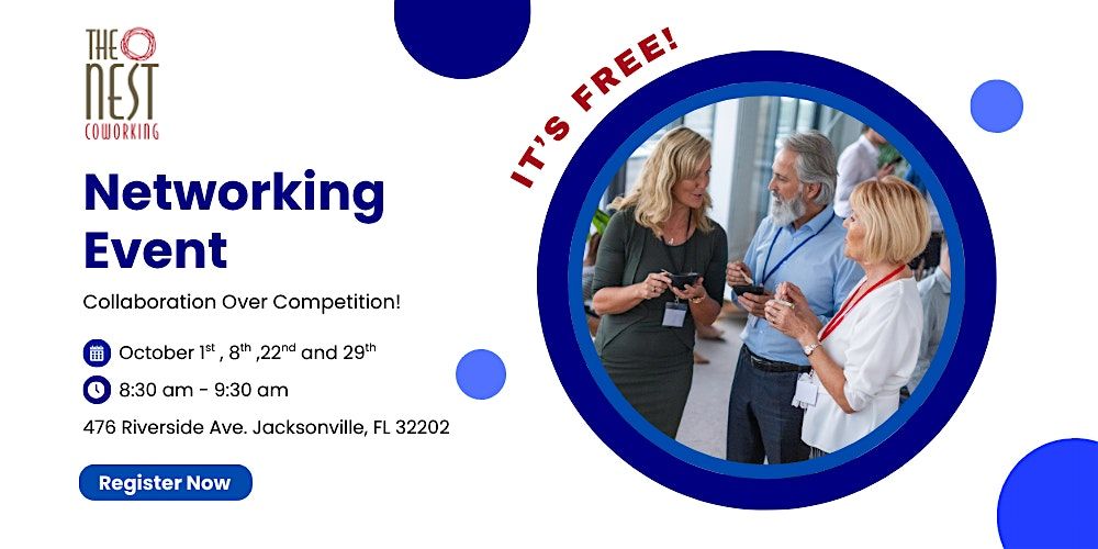 Networking Event: Cowford Business Club, 8 October | Event in Jacksonville | AllEvents