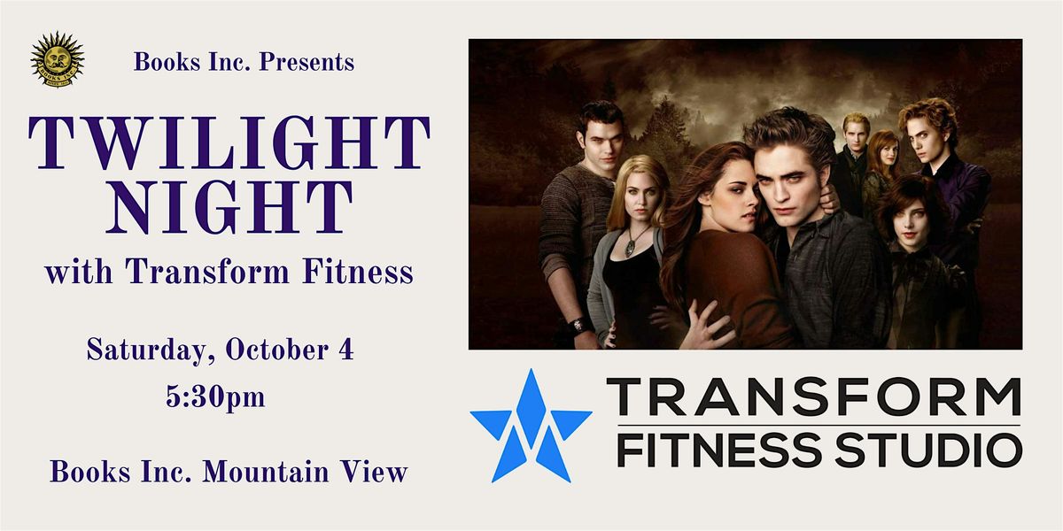TWILIGHT NIGHT at Books Inc. Mountain View, 4 October | Event in Mountain View | AllEvents
