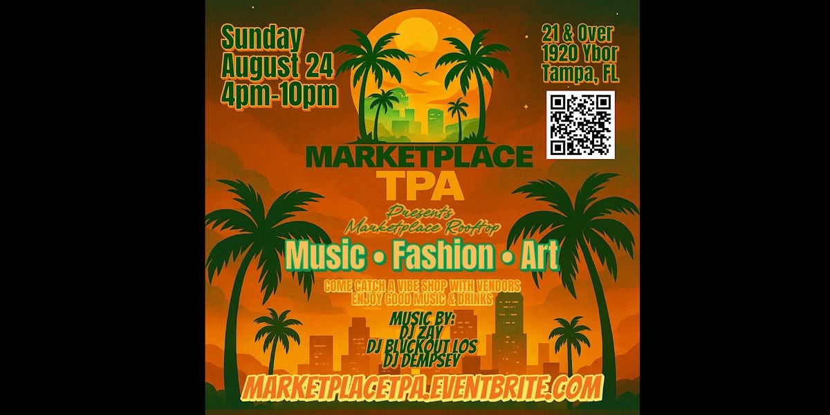 Marketplace TPA, 24 August | Event in Tampa | AllEvents