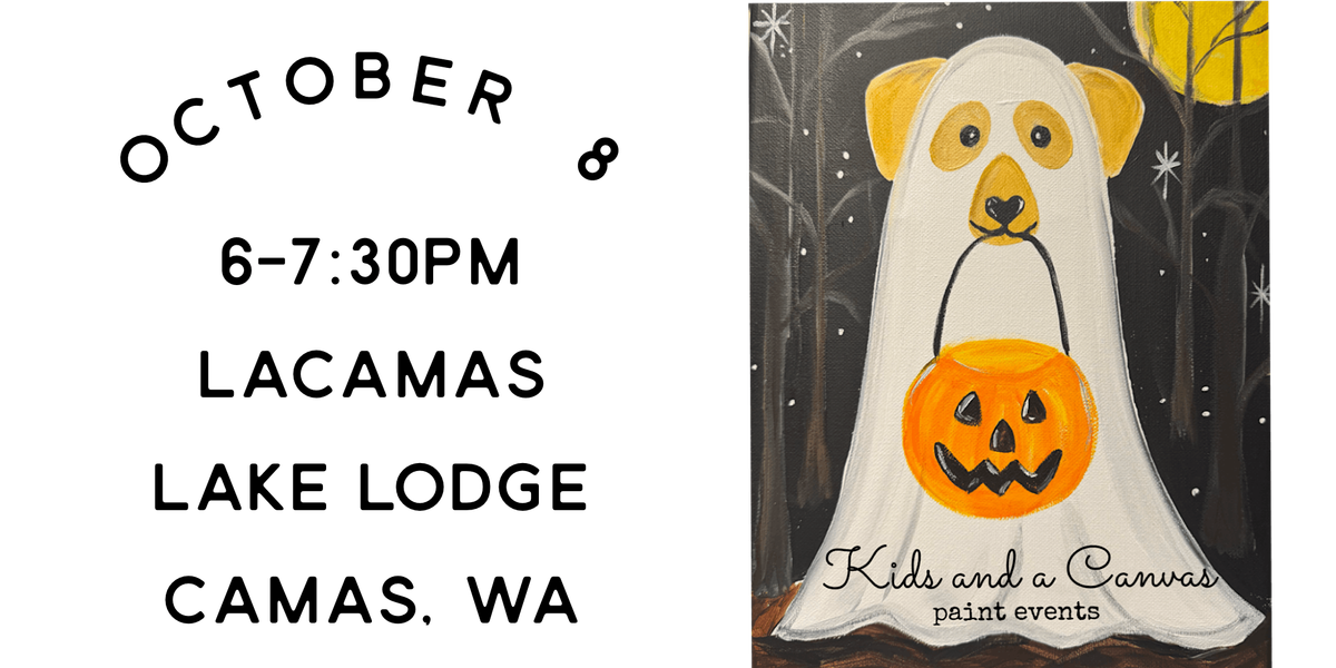 Kids and a Canvas Paint Event - Ghost Dog, 8 October | Event in Camas | AllEvents