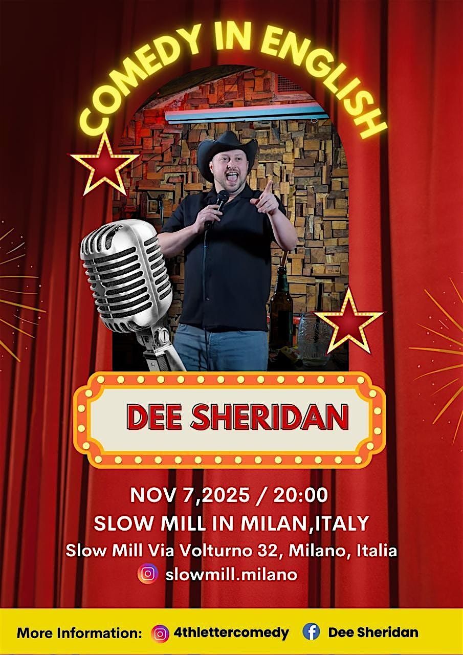 Dee Sheridan English Stand Up Comedy, 7 November | Event in Milano | AllEvents