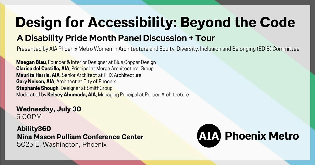 Design for Accessibility: Beyond the Code, 30 July | Event in Phoenix | AllEvents