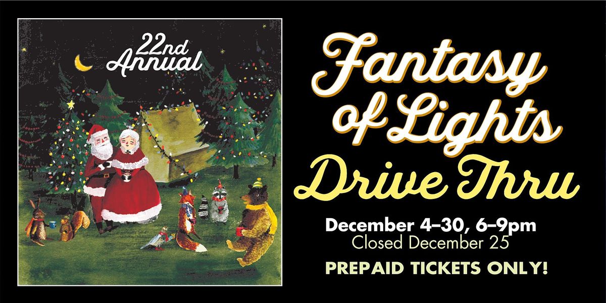 Fantasy of Lights DriveThru 2025, Vasona County Park, Los Gatos