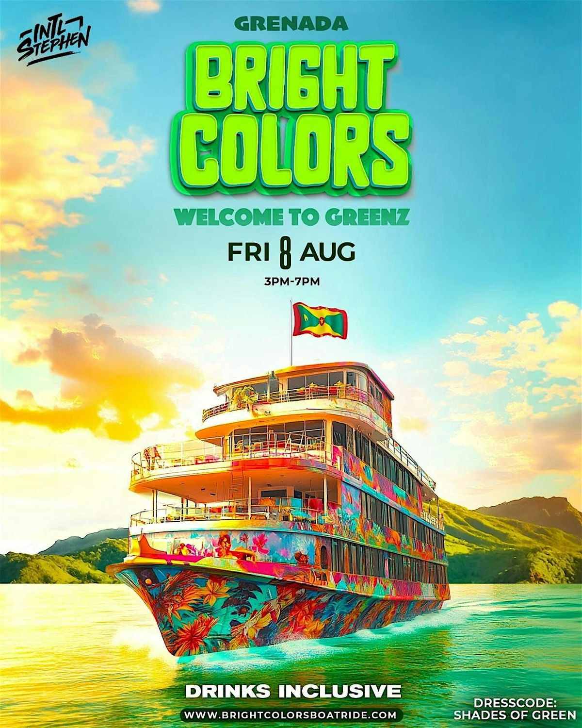 Bright Colors Boatride (473), 8 August | Event in St George's | AllEvents