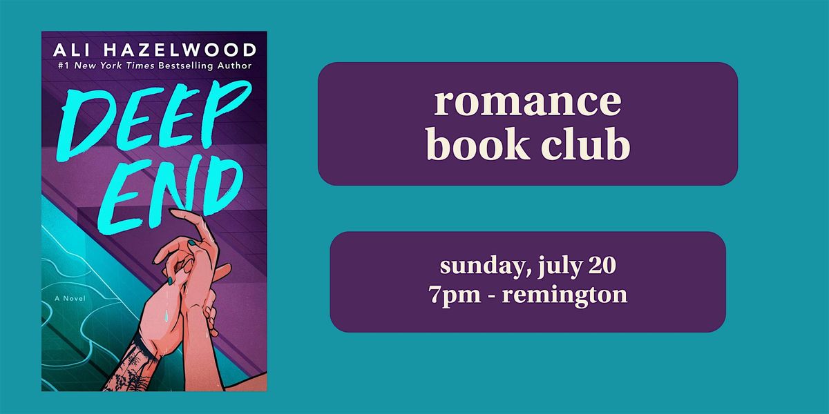 Romance Book Club: "Deep End" by Ali Hazelwood, 20 July | Event in Baltimore | AllEvents