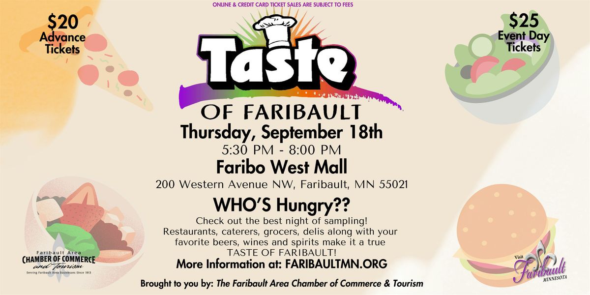 TASTE of Faribault 2025, 18 September | Event in Faribault | AllEvents