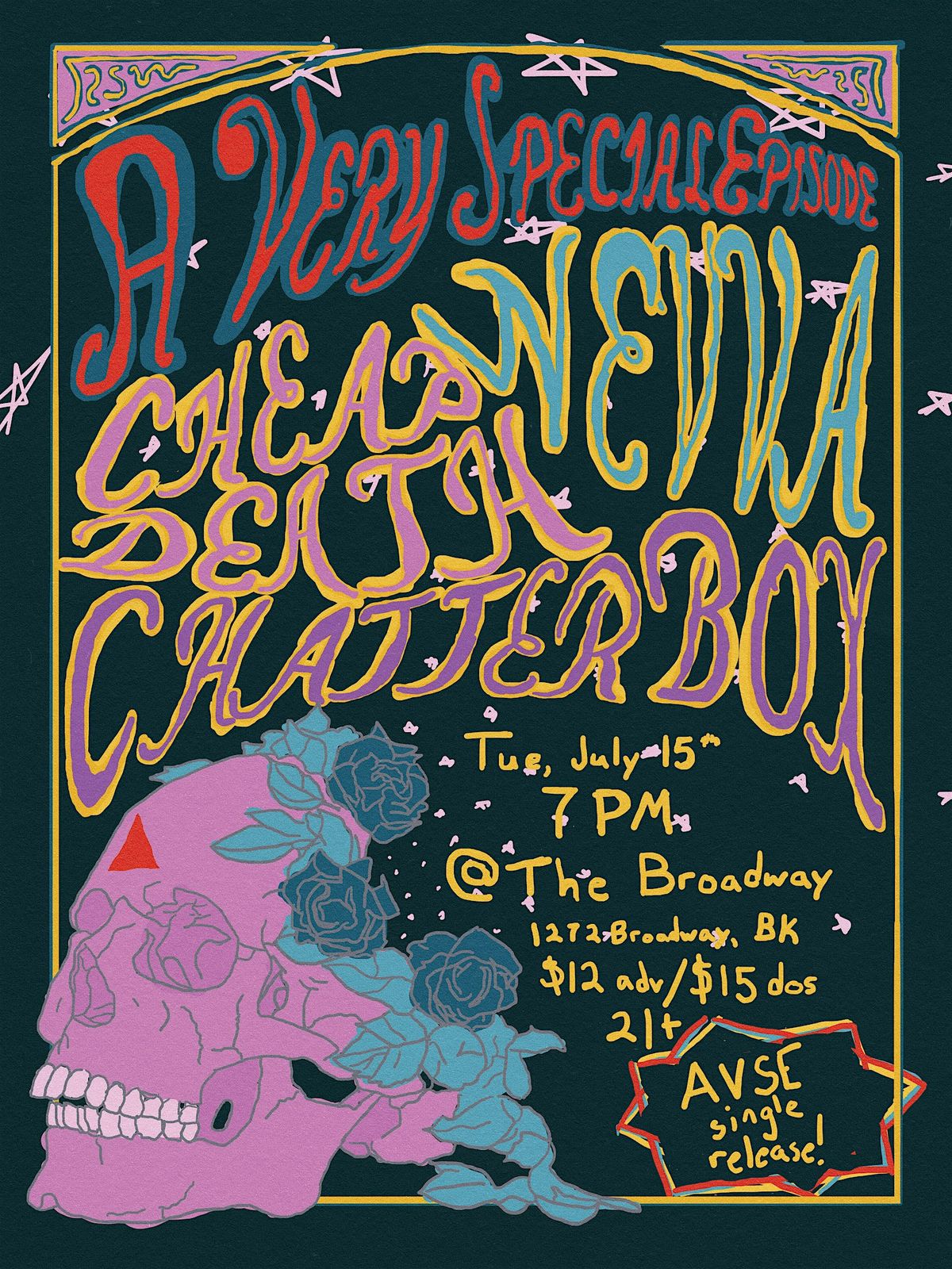 A Very Special Episode w/ Nevva, Chatterbox + Cheap Death, 15 July | Event in Brooklyn | AllEvents