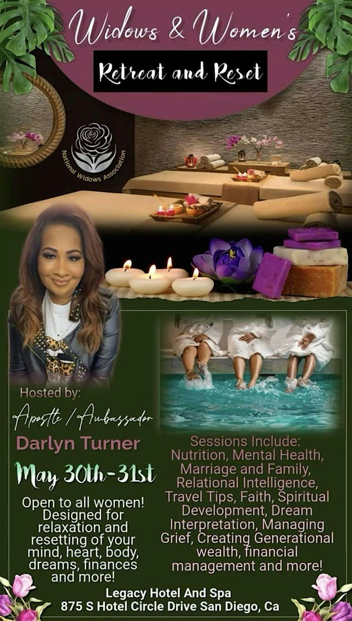Widow's & Women's Retreat and Reset, 30 May | Event in San Diego | AllEvents