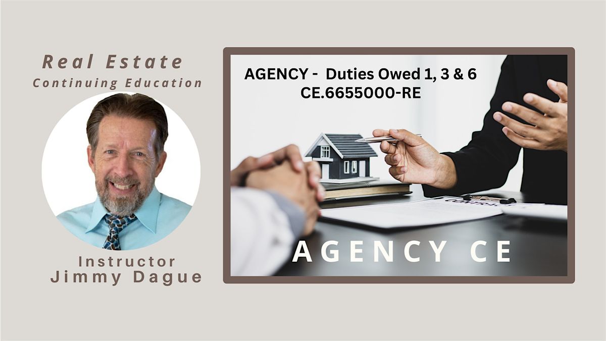 FREE Real Estate  AGENCY CE with Jimmy Dague & Dwellness (LIVE CE), 13 June | Event in Las Vegas | AllEvents