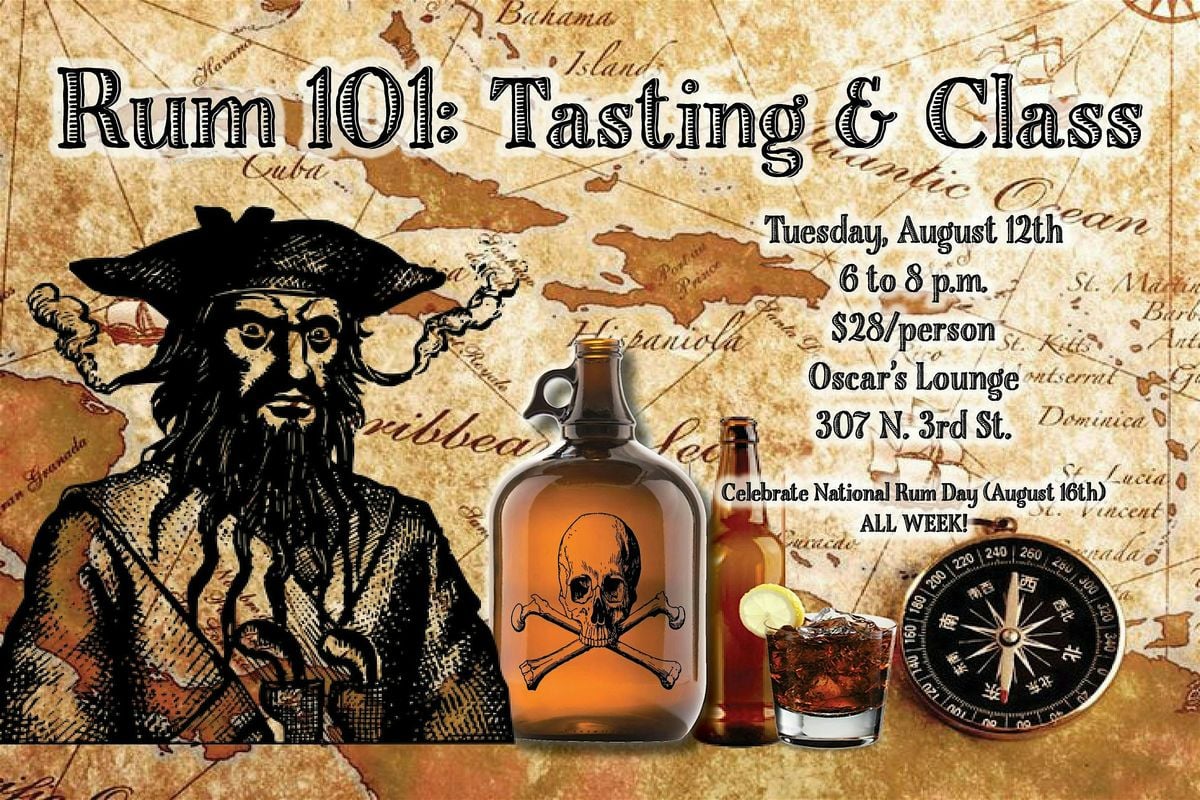 Rum 101: Tasting and Fun Facts, 12 August | Event in Bismarck | AllEvents