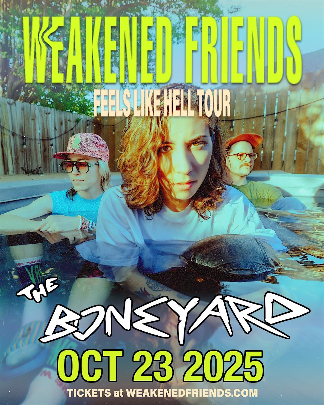 WEAKENED FRIENDS - LIVE AT THE BONEYARD 10.23.25, 23 October | Event in Chattanooga | AllEvents