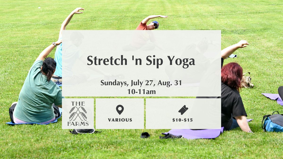 Stretch 'n Sip Yoga | Event in Monticello | AllEvents