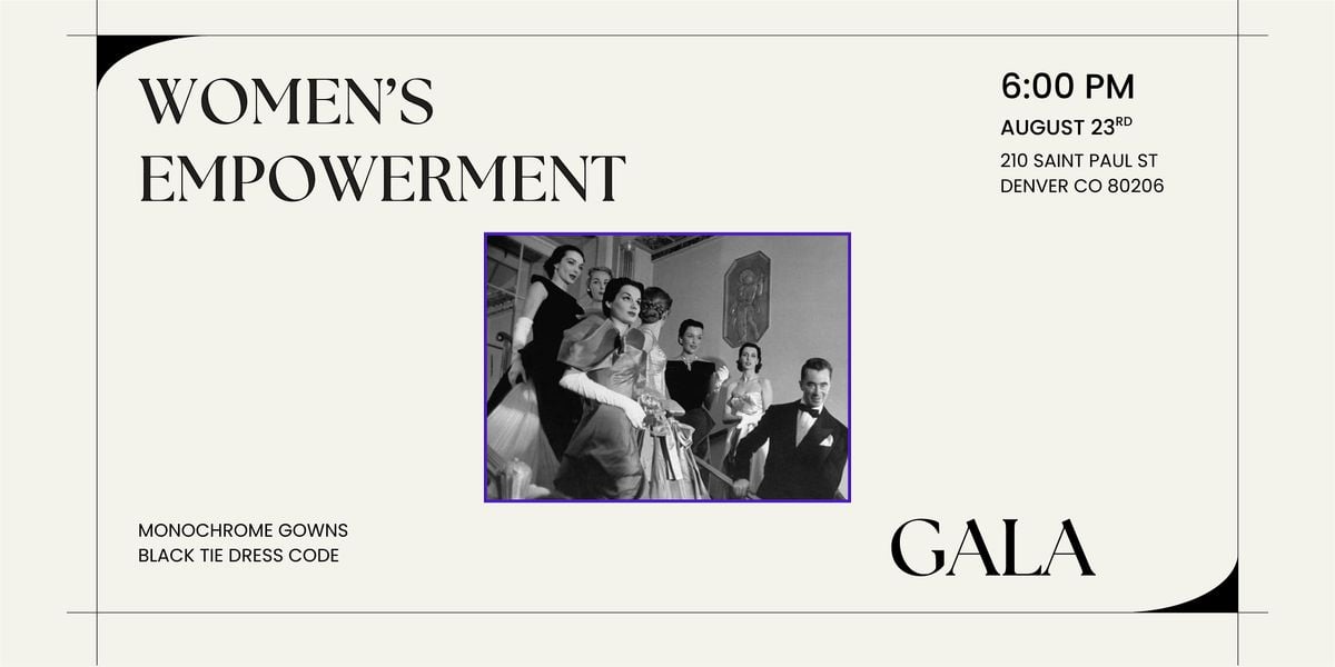 Women's Empowerment Gala - Hosted by PerlaVi Foundation, 23 August | Event in Denver | AllEvents