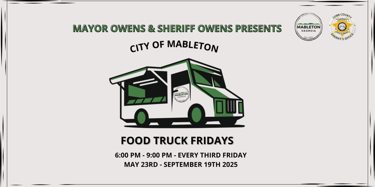 The City of Mableton Food Truck Fridays, 18 July | Event in Mableton | AllEvents