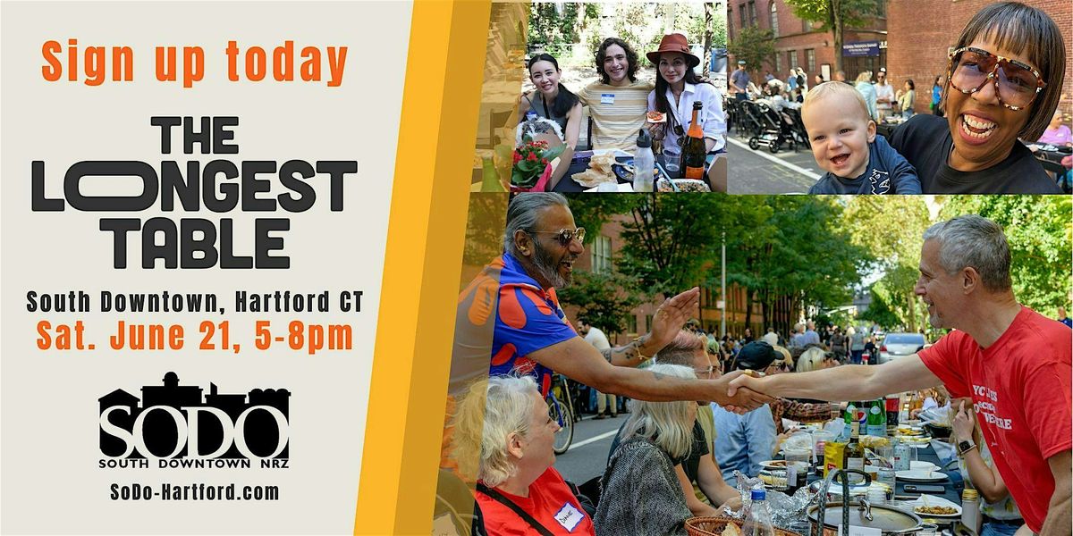 The Longest Table: Hartford, 21 June | Event in Hartford | AllEvents