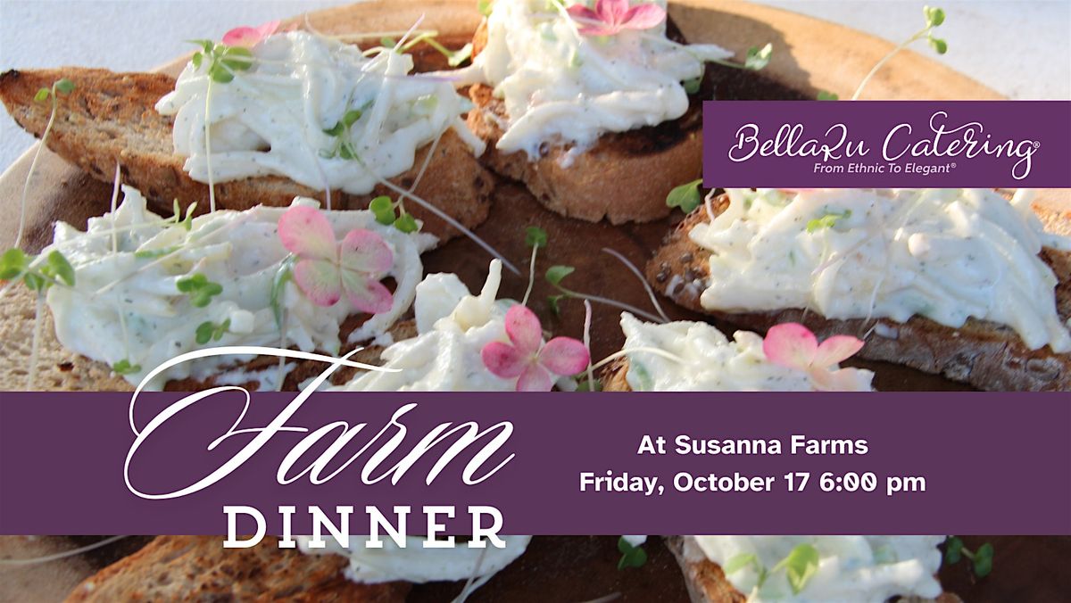 Farm to Table Dinner at Susanna Farms, 17 October | Event in Lake Villa | AllEvents