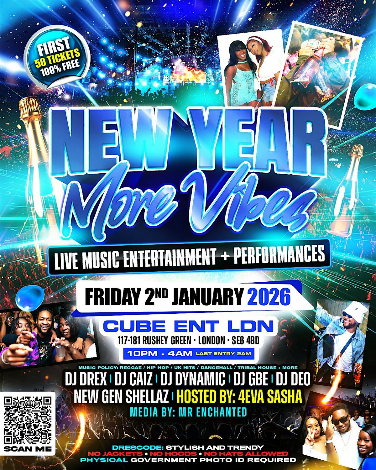 New Year - More Vibes !!, 2 January | Event in London | AllEvents