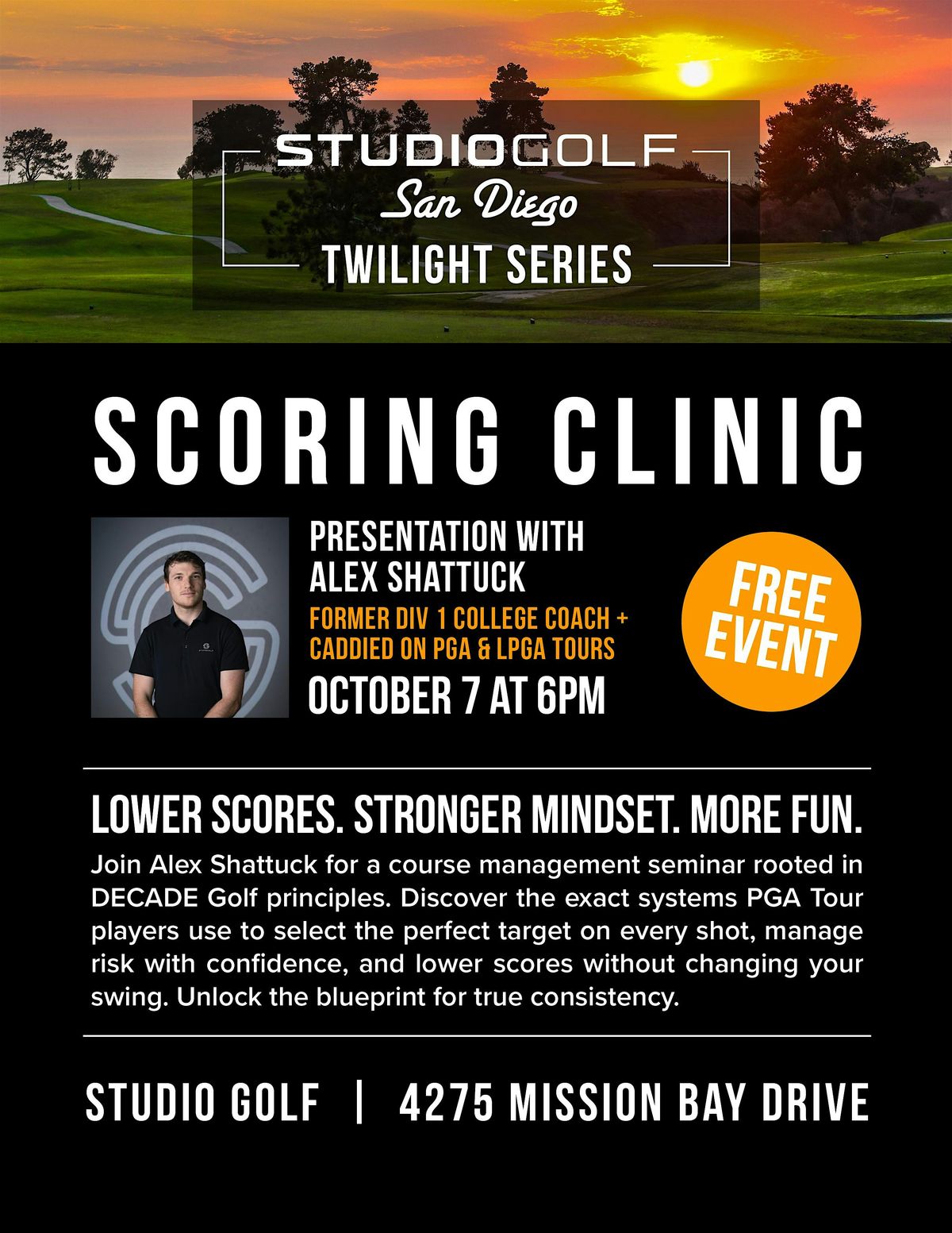 Studio Golf Twilight Series, 7 October | Event in San Diego | AllEvents