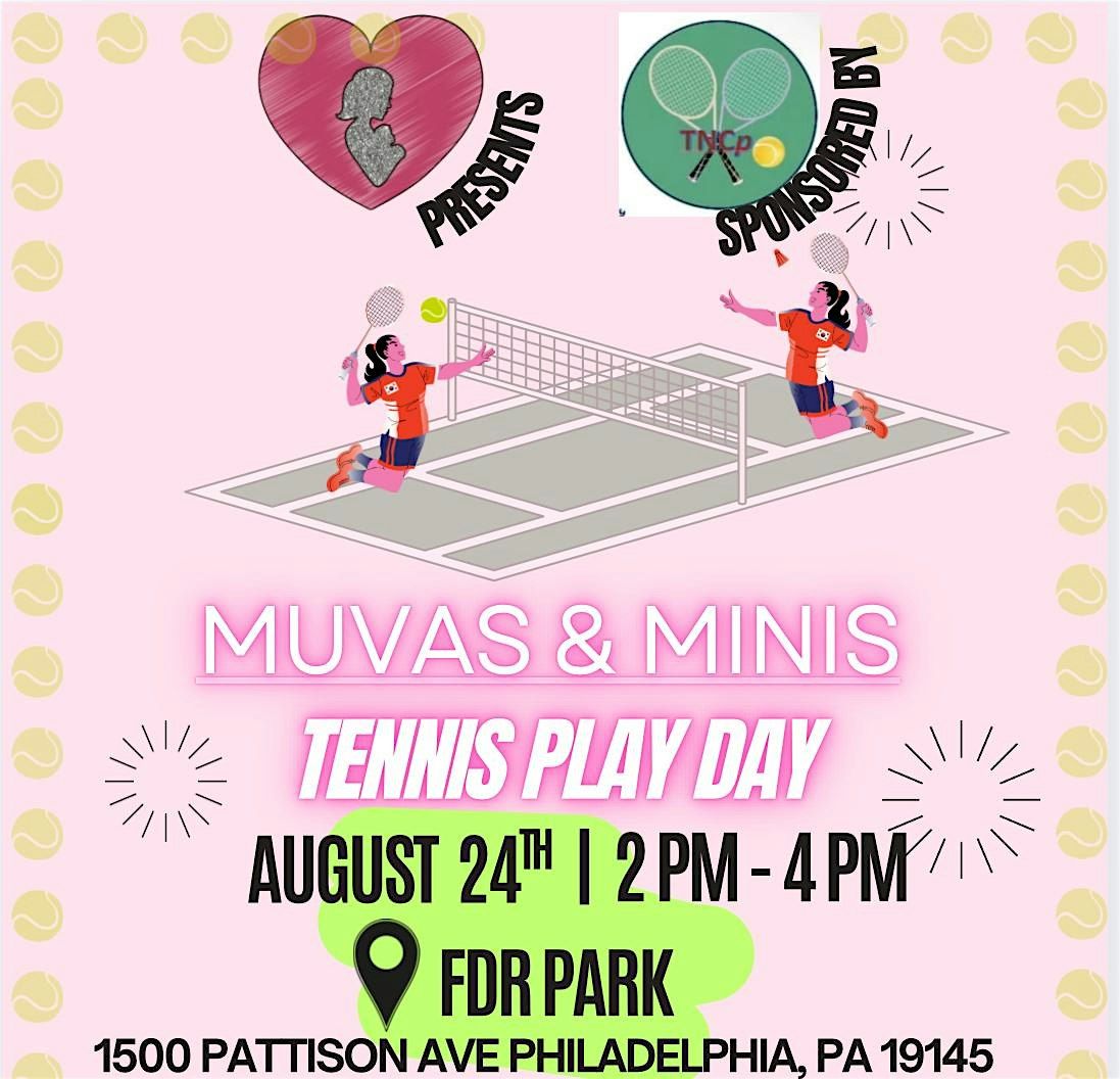 Muvas + Minis Tennis Play Day, 24 August | Event in Philadelphia | AllEvents