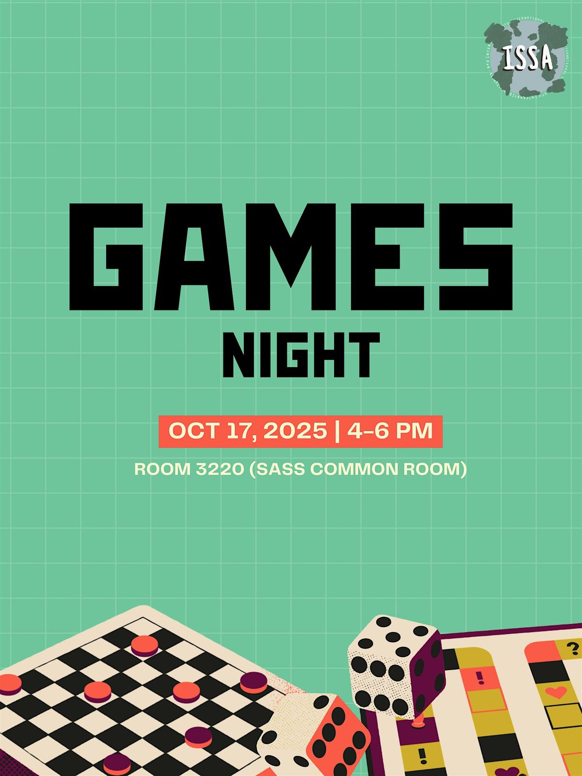 ISSA 1 & 2 Year Games Night, 17 October | Event in Burnaby | AllEvents