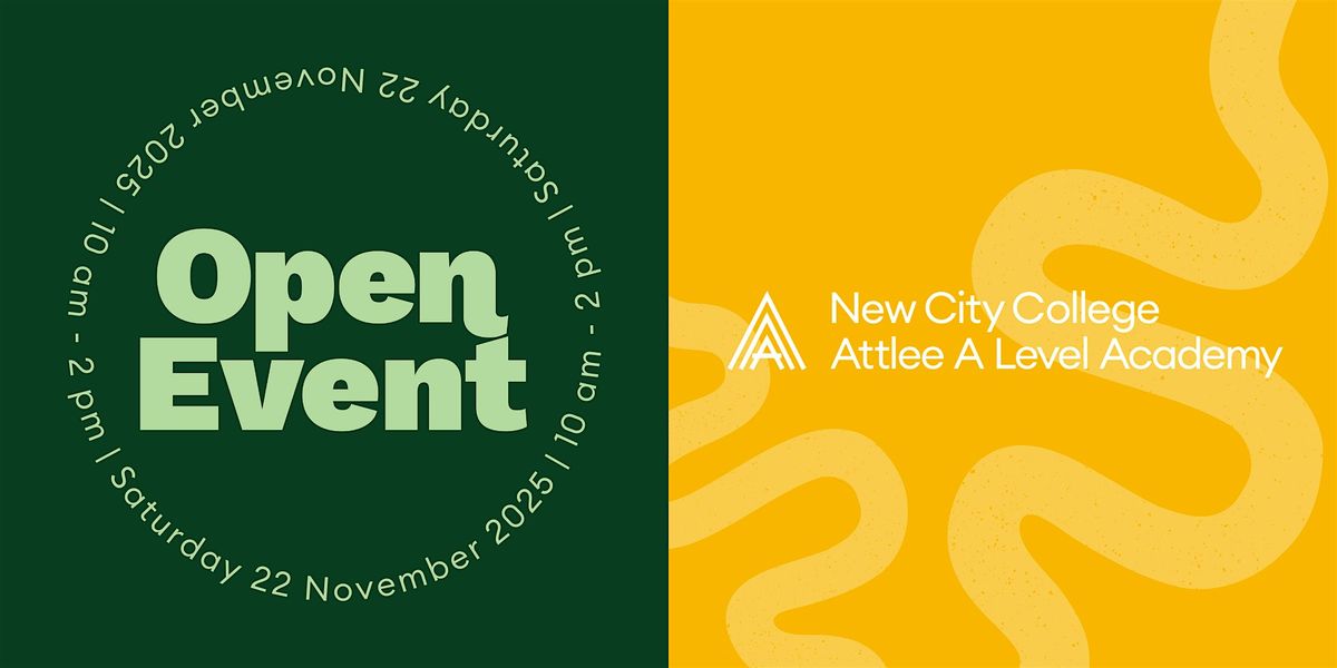 Open Event: Attlee A Level Academy, 22 November | Event in London | AllEvents